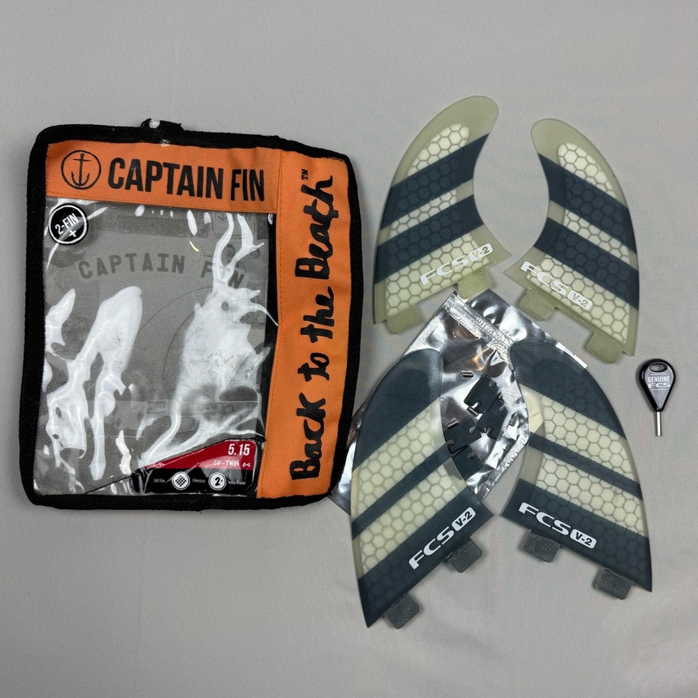 Captain Fin CF Twin es Surf Fins Limited La Especial Collection Fiberglass